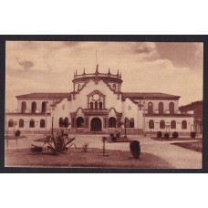 CHASCOMUS ANTIGUA TARJETA POSTAL PALACIO MUNICIPAL